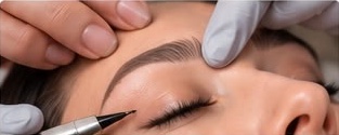 Permanent makeup and brow treatment